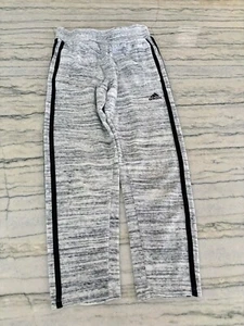 Adidas Girls Soft Terry Grey Ankle Length Sweatpants Size S 7-8 - Picture 1 of 10