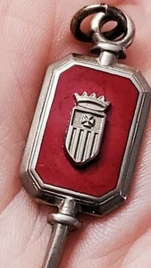 Vintage Academy Of The Sisters Of Mercy Gwynedd Valley PA Red Agate Pendant - Picture 1 of 6