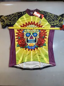 ScudoPro Catrina day of the dead skull cycling jersey XLarge XL (8589-1) - Picture 1 of 6