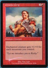Granite Grip FOIL 7th Edition PLD Red Common MAGIC CARD (ID# 246247) ABUGames