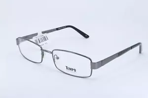 Monturas de anteojos Tempo MM2009 pistola rectangular para hombre borde completo 54-18-145 - Imagen 1 de 6