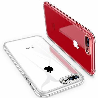 CANSHN Clear iPhone 7 Plus/ 8 Plus Protective Bumper Case with Shock Absorption - Image 1 of 3