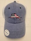 Tommy Bahama Tip Your Cap Red White Blue Marlin Trucker Hat Margarita Recipe Nwt