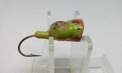 Señuelo ultraligero para peces Fred Arbogast Fly Rod HULA POPPER Green Frog 3/4" Topwater Foto 1 de 4