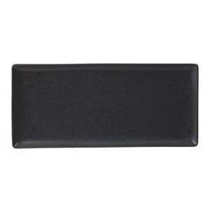 6x Porcelite Seasons Graphite colour Rectangular Platter 35cmx15.5cm 13.75" x6" - Picture 1 of 2
