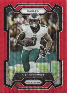 2023 Panini Prizm #237 D'Andre Swift Red WAVE Retail Prizm Eagles SP /149 - HOT - Picture 1 of 2
