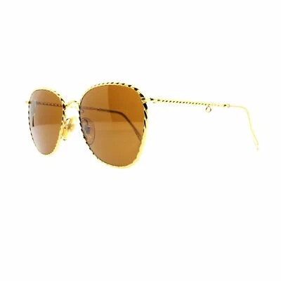 Gold Vintage Moschino M256 Sunglasses - Image 1 of 2