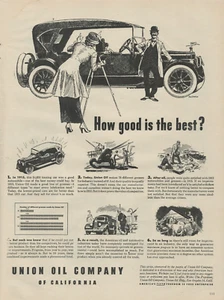 1945 Union Oil Company of California How Good Is The Best Car Photo Vtg Print Ad - Picture 1 of 1