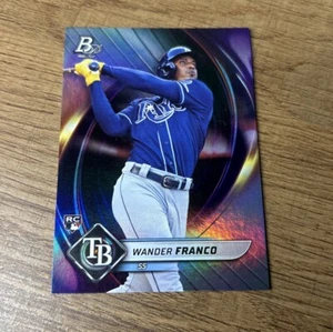 Tarjeta 2022 Bowman Platinum Wander Franco Rookie RC #69 Tampa Bay Rays MLB - Imagen 1 de 2