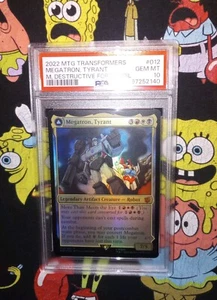 MTG Transformers Megatron, Tyrant FOIL (BOT) Magic #012 PSA 10 Pop 1 - Picture 1 of 2