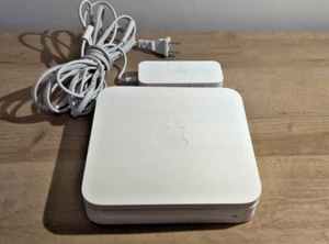 Apple A1301 AirPort Extreme Base Station Wireless N Router & Power Adapter - Picture 1 of 5