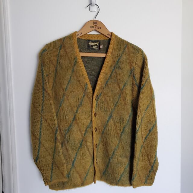 Vintage Mohair Cardigan In Men's Vintage Sweaters for sale | eBay