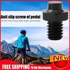 10pcs Bicycle Pedal Bolts Mountain Bike M4 Stud Pin Non-Slip Screw (Black)