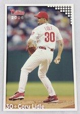 2006 Philadelphia Phillies Team Issue 2nd Edition Photo Card-Cory Lidle
