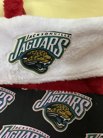 NFL Christmas Stocking* Jacksonville Jaguars Plush .. Logo ... Fans Items  New Cover