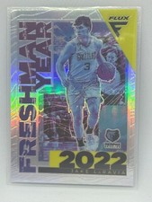 Jake LaRavia Freshman Year Silver Prizm 2022-23 Panini Flux Basketball No. 3