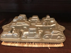 Nordicware Williams Sonoma 5 Cup Cake Mold Pan Cars Trucks  Nordic Ware - Picture 1 of 9