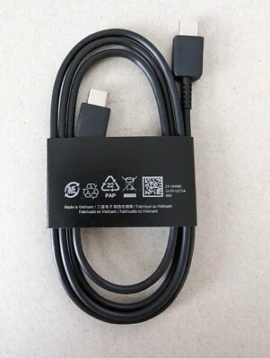 Cable USB C Original SAMSUNG Galaxy S22 S21 Ultra Note EP-DN980 NUEVO Envío Rápido EE. UU. Foto 1 de 4