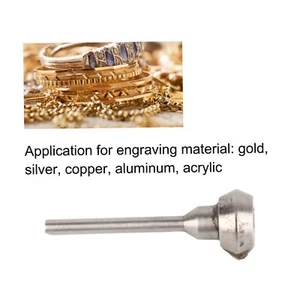 Diamond Cut Flywheel Shank Jewelry Cutting Engraving Making (130deg) HR6 - Picture 1 of 9