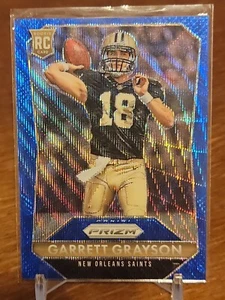 GARRETT GRAYSON 2015 PANINI PRIZM BLUE WAVE PRIZM ROOKIE RC #D 90/150 SAINTS - Picture 1 of 2