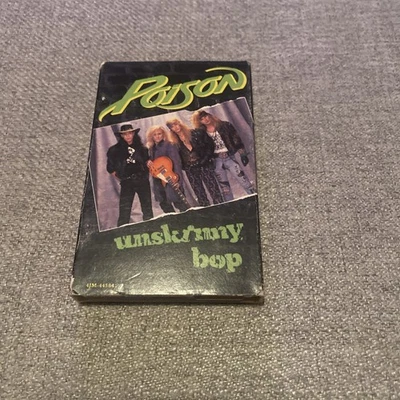 POISON Unskinny Bop 1990 Single Cassette Tape Swampjuice Hair Metal Rock Vintage - Image 1 of 4