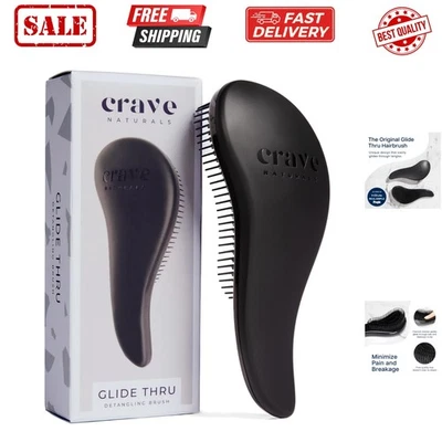 Glide Thru Detangling Brush, Detangler Brush for Curly, Straight, Wet and Dry... - Image 1 of 4