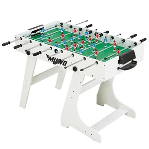 MUWO "Mondial" Indoor faltbarer Tischkicker weiß B-Ware - Bild 1 von 1