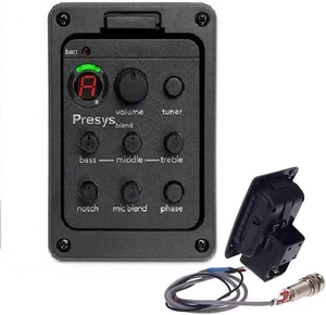 Yuehuam Acoustic Guitar EQ Equalizer Onboard Preamp Pickup Tuner Guitar Tool for - Picture 1 of 7
