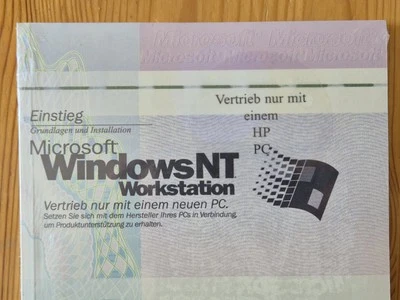 MS Windows NT 4.0 Workstation Lizenz + HP Vectra VLi 8 & VLi 8SF Recovery in OVP - Bild 1 von 4