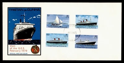DR WHO 1979 TRISTAN DA CUNHA FDC QEII ENVÍO CACHET COMBO M61514 Foto 1 de 2