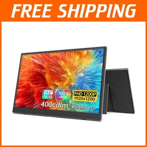 14" FHD Portable Monitor USB C HDMI Speakers - Picture 1 of 11