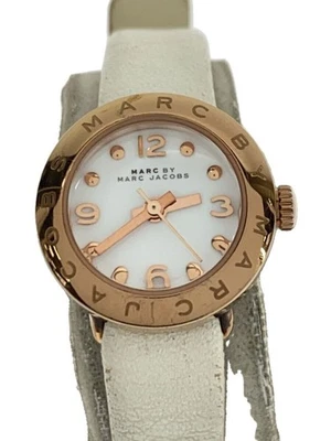 MARC BY MARC JACOBS MBM1250 Quartz Analog White Compact Modern Good JAPAN - Image 1 of 4