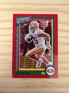 Classics Timeless Tributes 2022 rojo #90 Eli Mitchell 65/75 San Francisco 49ers - Imagen 1 de 2