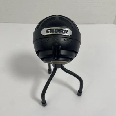 Shure MV5 Digital Condenser USB Microphone w/ Stand & Cable – Tested Works - Image 1 of 4