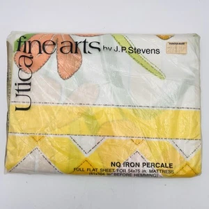 Vintage Utica Fine Arts Iris Patch gelb voll flaches Blatt - neu aus altem Lagerbestand kein Eisenperkal - Bild 1 von 7