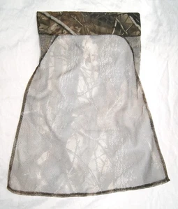 exalt mesh camo face mask hook & loop closure camouflage hunting OSFM one size - Picture 1 of 8