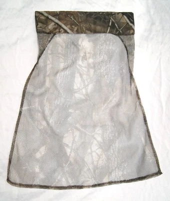 exalt mesh camo face mask hook & loop closure camouflage hunting OSFM one size - Image 1 of 4