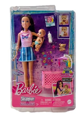 Barbie Skipper Babysitters Inc Crib  Skipper Baby Doll - Image 1 of 2