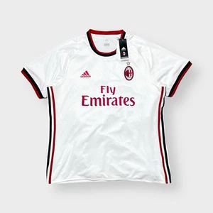 adidas NWT AC Milan 2017/2018 Away Football Jersey, Soccer Kit Climacool XL - Picture 1 of 9
