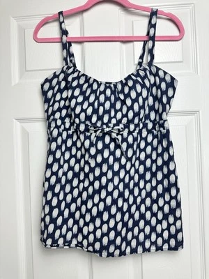 Babydoll de verano Patagonia para mujer talla 8 de cáñamo de algodón orgánico azul usado en excelente estado Foto 1 de 4