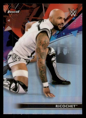 Ricochet 2021 Topps Finest WWE #33 Refractors - Image 1 of 2