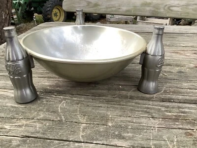Vintage 1935 Coca Cola Pretzel Bowl The Brunhoff Co Design Patent Pending - Image 1 of 4