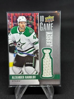 Alexander Radulov 2019-20 Upper Deck Series 1 UD Game Jersey #GJ-AR - Image 1 of 2