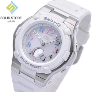 CASIO BABY-G BGA-1100GR-7BJF Radio Solar Analog Digital Watch White 39.8mm - Picture 1 of 7