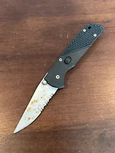 Gerber Vallotton FAST Assisted Open Serrated Pocket Knife, Button Lock A2555 - Picture 1 of 7
