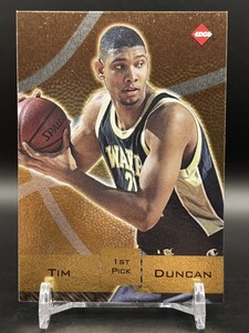 1997 Collectors Edge #1 Tim Duncan RC Rookie Wake Forest Spurs