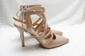 Chinese Laundry Taupe Stiletto Strappy Sandals 10M - Picture 1 of 9