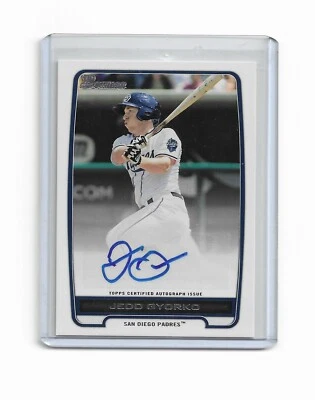 Autographed Jedd Gyorko 2012 Bowman Paper Autograph Card BPA-JG San Diego Padres - Image 1 of 2