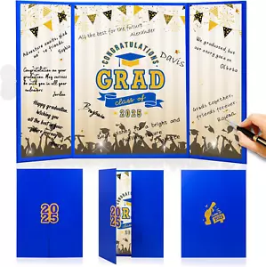 Class of 2025 Graduation Decorations - Blue Graduation Guest Book Alternative, 2 - Picture 1 of 12