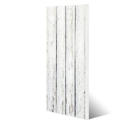 banjado Magnettafel 30x75cm Memoboard Metall Pinnwand Motiv Weißer Bretterzaun - Bild 1 von 4